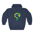 Brazil Girl Flag Hoodie Sweatshirt - Unisex