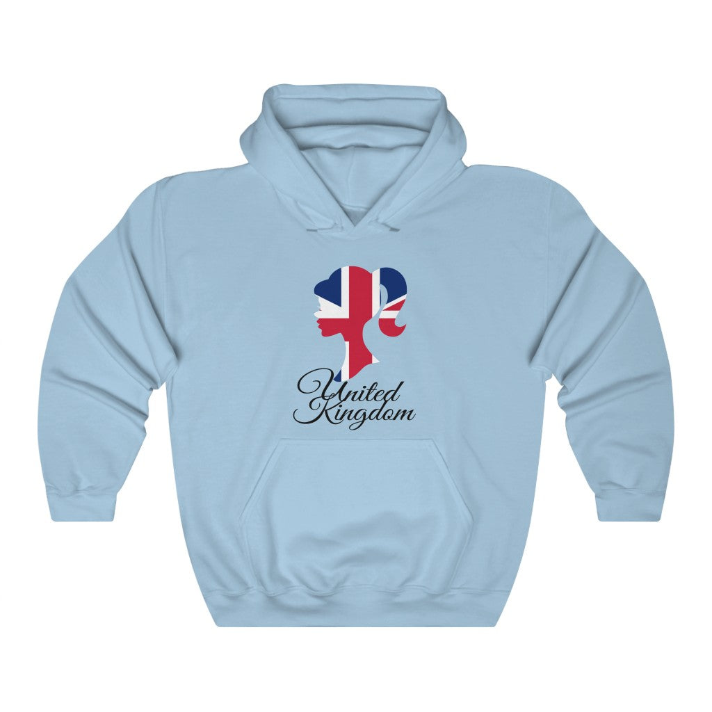 United Kingdom Girl Flag Hoodie Sweatshirt 1 - Unisex