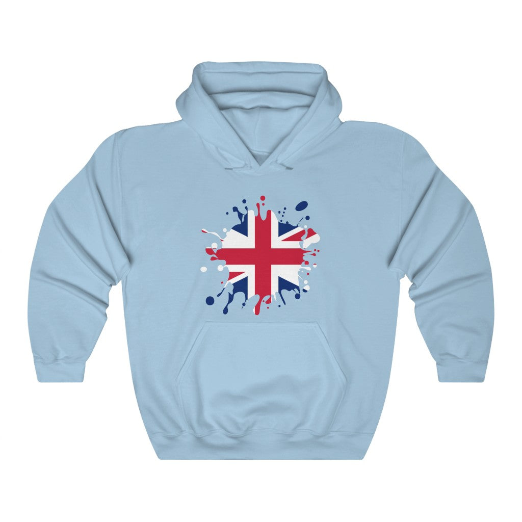 United Kingdom Splat Flag Hoodie Sweatshirt - Unisex
