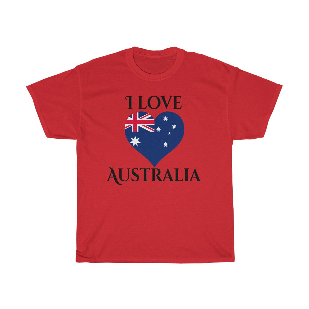 Australia Heart Flag Standard Tee 1 - Unisex