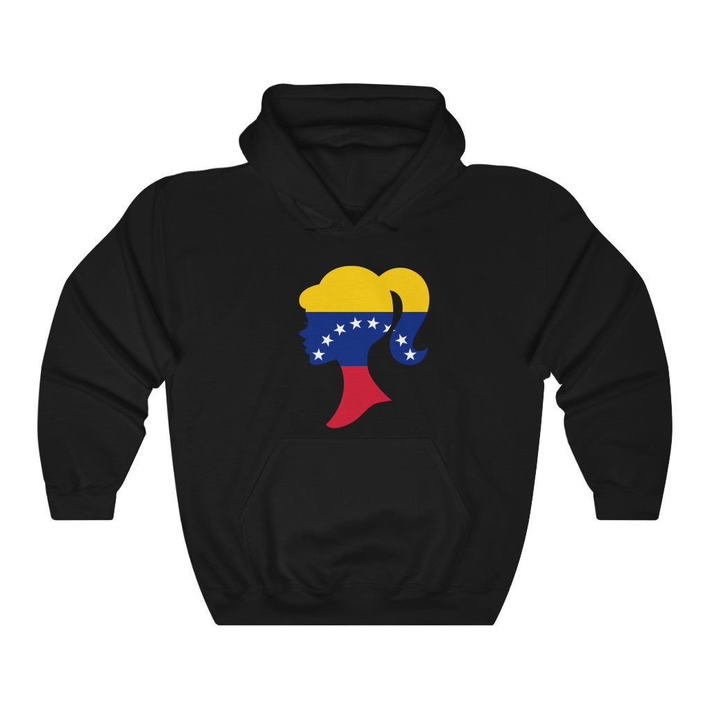 Venezuela Girl Flag Hoodie Sweatshirt - Unisex