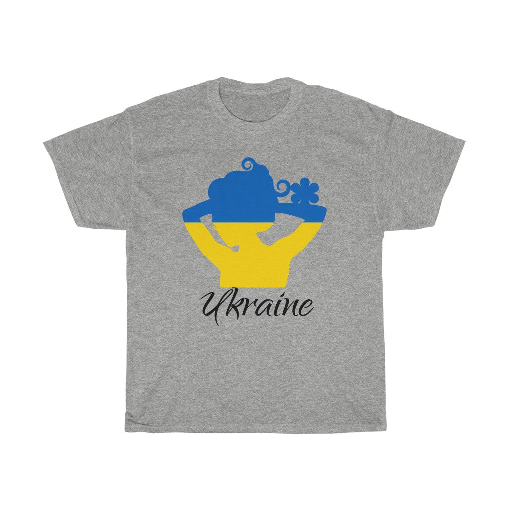 Ukraine Lady Flag Standard Tee 1 - Unisex