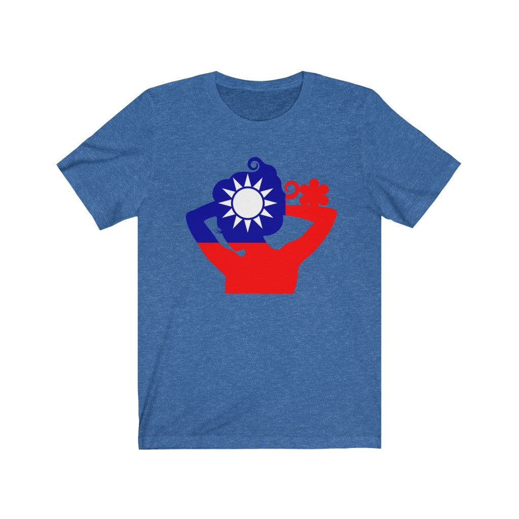 Republic of China - Taiwan Lady Flag Premium Tee - Unisex