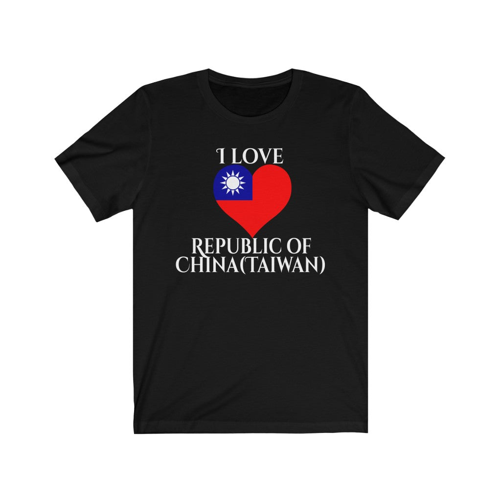 Republic of China - Taiwan Heart Flag Premium Tee 2 - Unisex