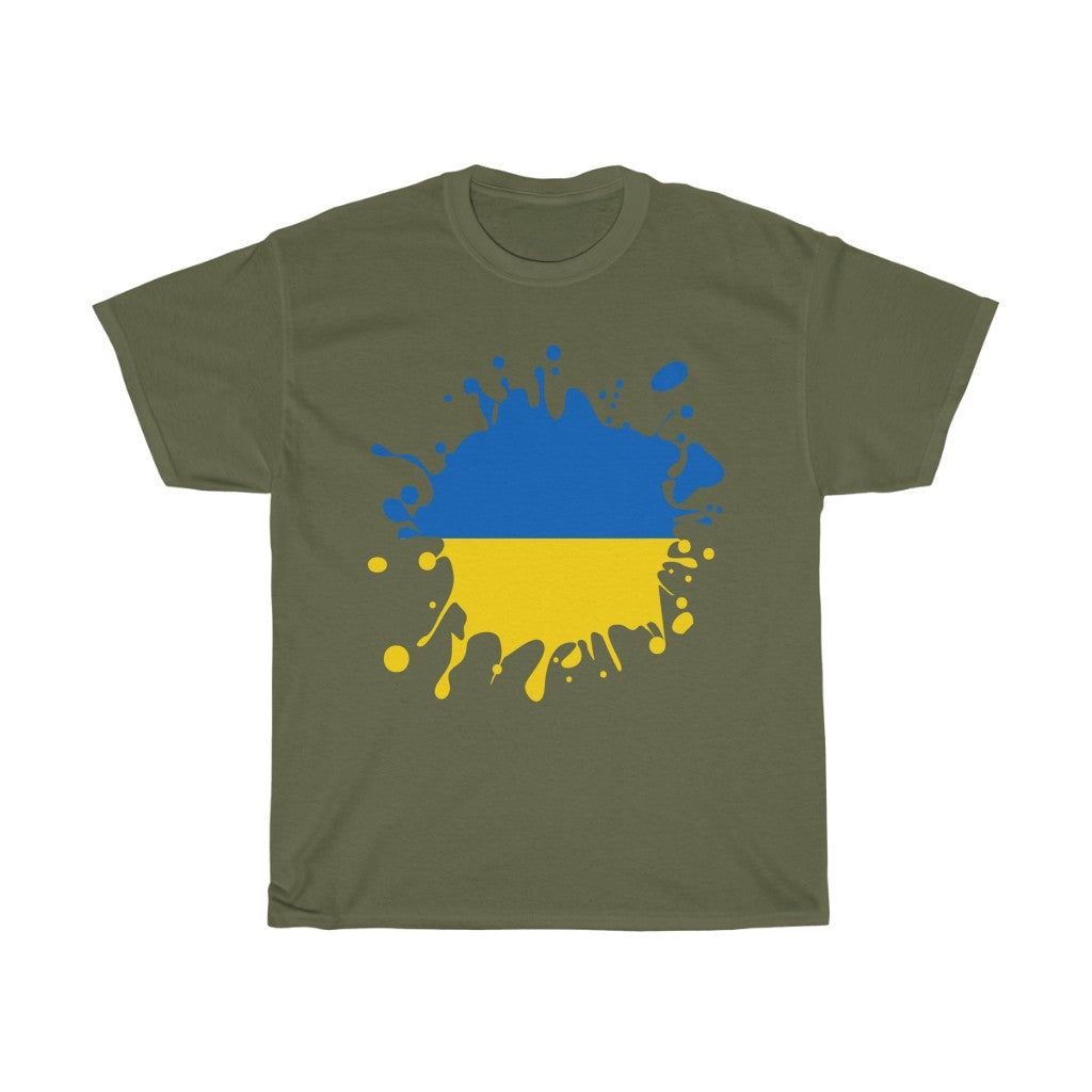 Ukraine Splat Flag Standard Tee - Unisex