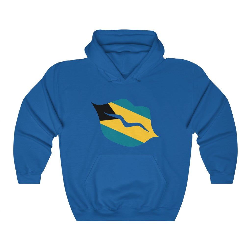 Bahamas Lips Flag Hoodie Sweatshirt - Unisex