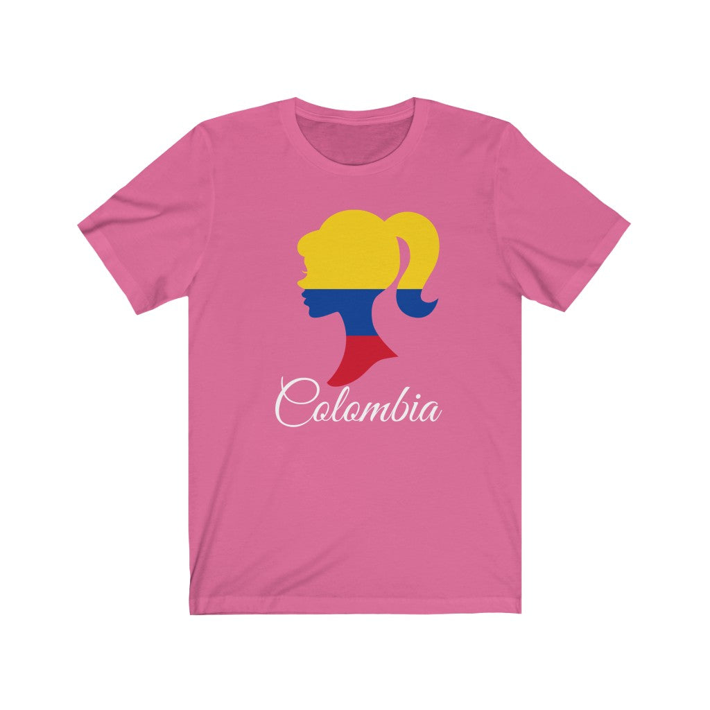 Colombia Girl Flag Premium Tee 2 - Unisex