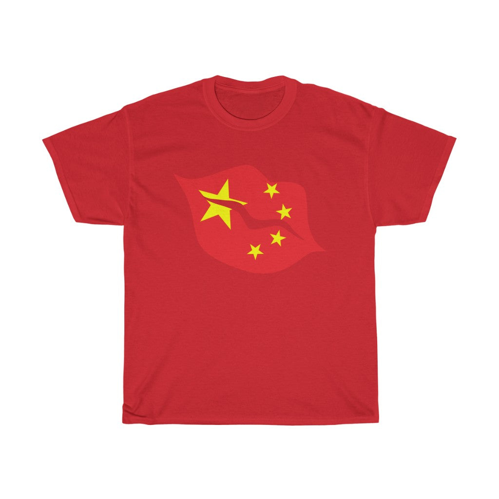 China Lips Flag Standard Tee - Unisex