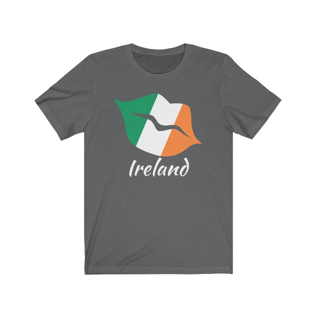 Ireland Lips Flag Premium Tee 2 - Unisex