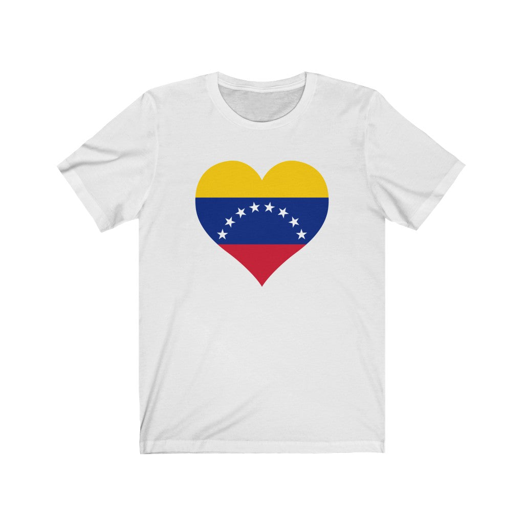 Venezuela Heart Flag Premium Tee - Unisex