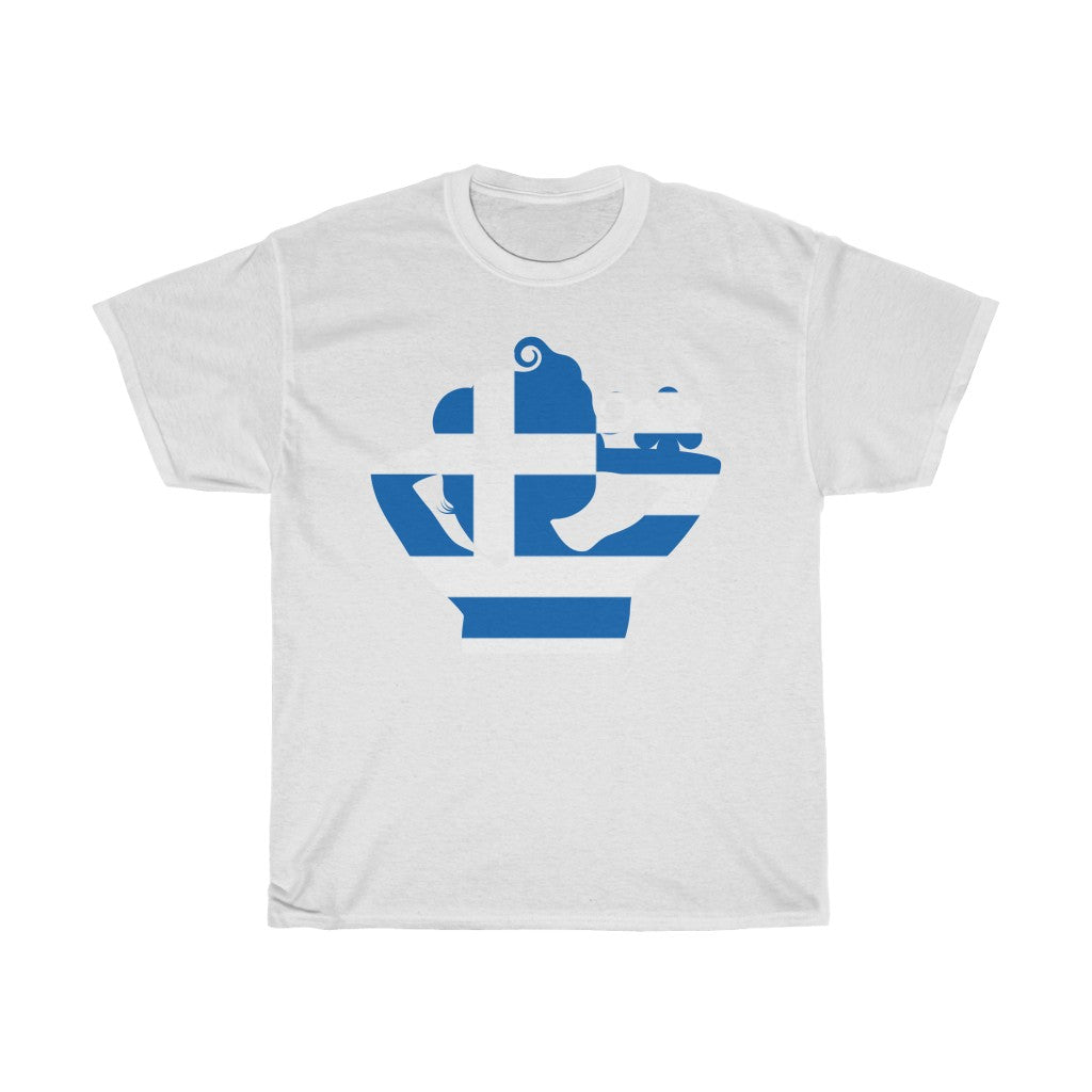 Greece Lady Flag Standard Tee - Unisex