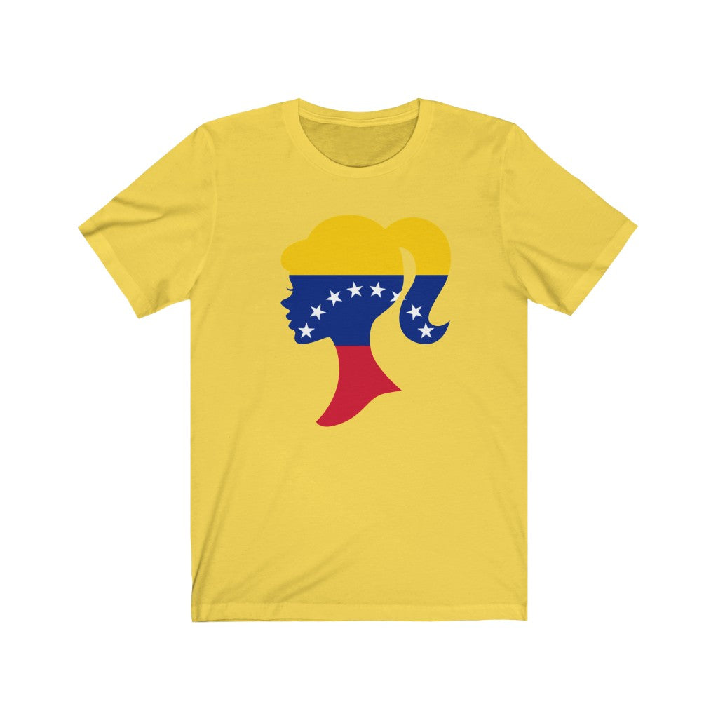 Venezuela Girl Flag Premium Tee - Unisex