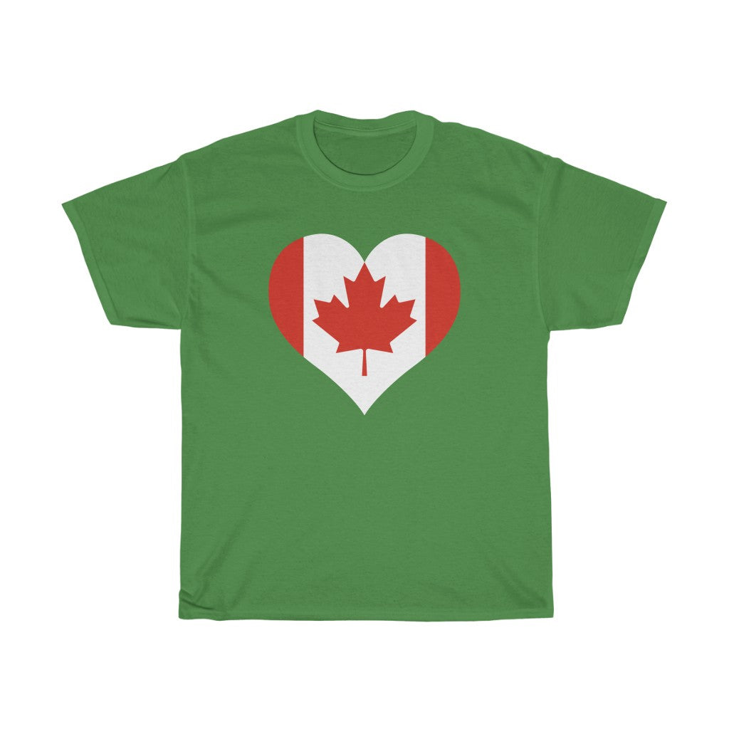 Canada Heart Flag Standard Tee - Unisex
