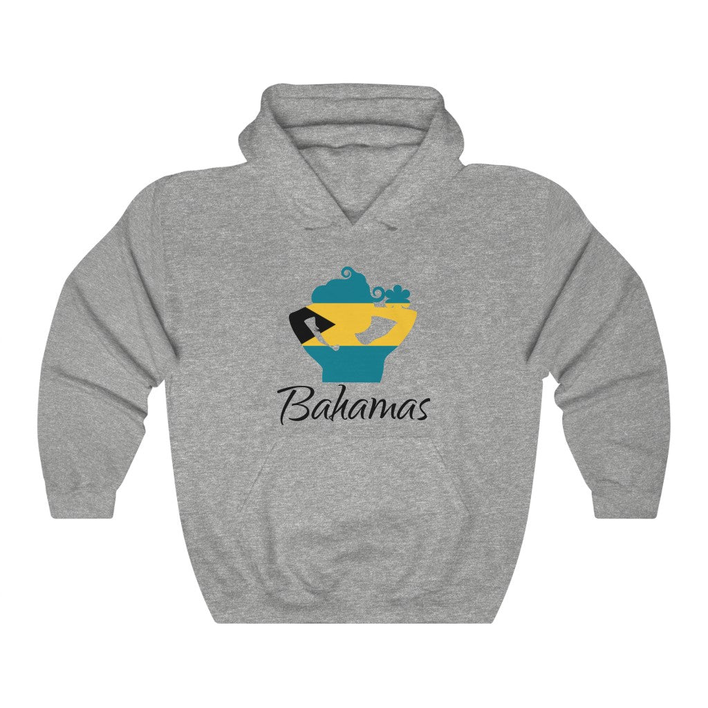 Bahamas Lady Flag Hoodie Sweatshirt 1 - Unisex