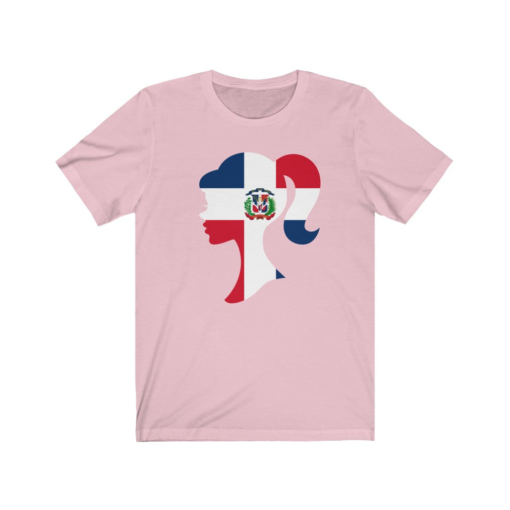 Dominican Republic Girl Flag Premium Tee - Unisex