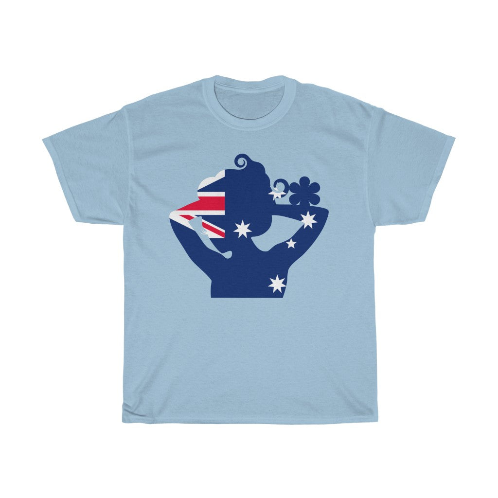 Australia Lady Flag Standard Tee - Unisex