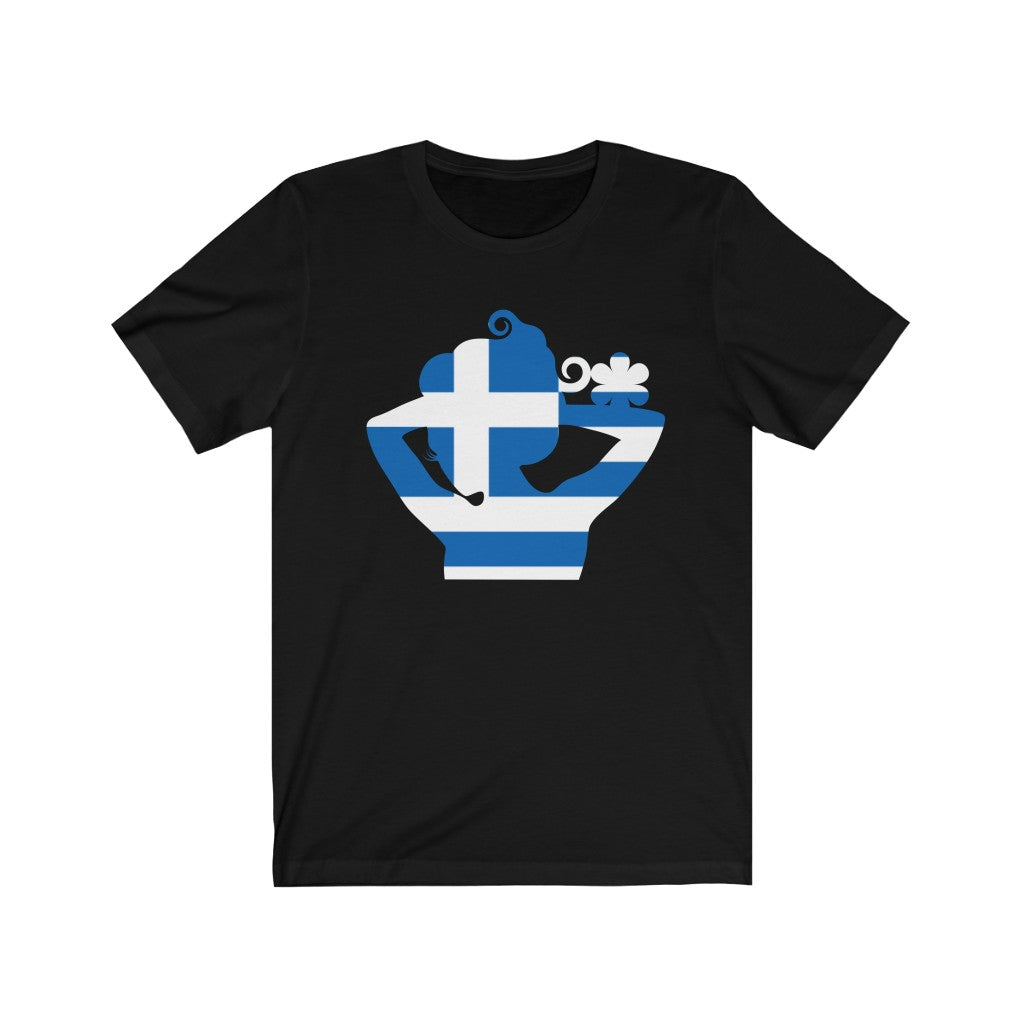 Greece Lady Flag Premium Tee - Unisex