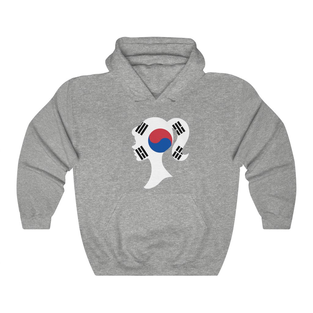 South Korea Girl Flag Hoodie Sweatshirt - Unisex