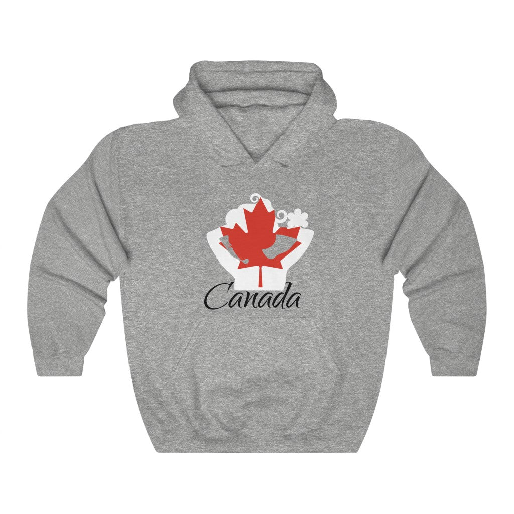 Canada Lady Flag Hoodie Sweatshirt 1 - Unisex
