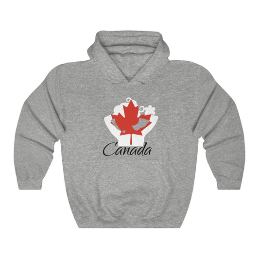 Canada Lady Flag Hoodie Sweatshirt 1 - Unisex
