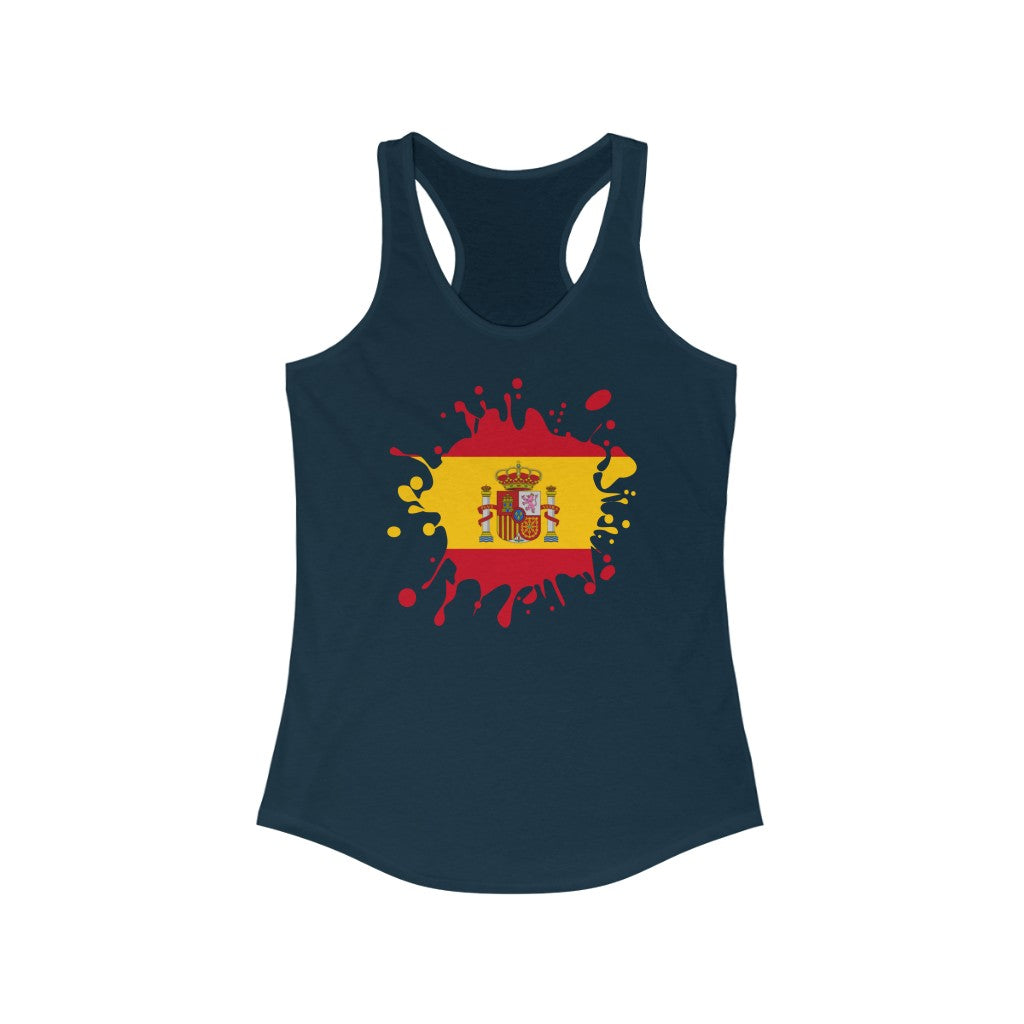Spain Splat Flag Tank - Women
