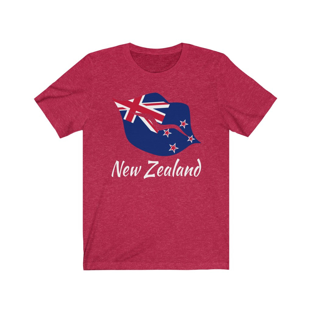 New Zealand Lips Flag Premium Tee 2 - Unisex