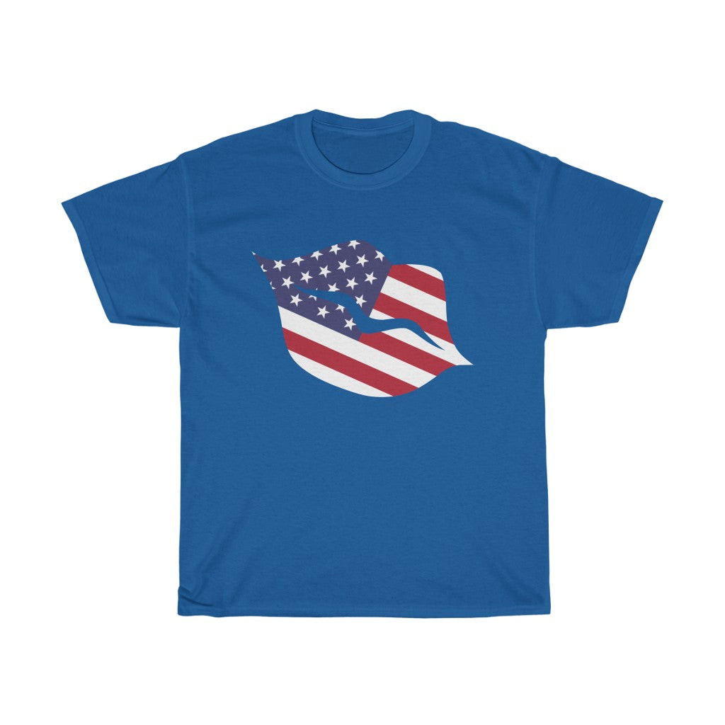 United States of America Lips Flag Standard Tee - Unisex