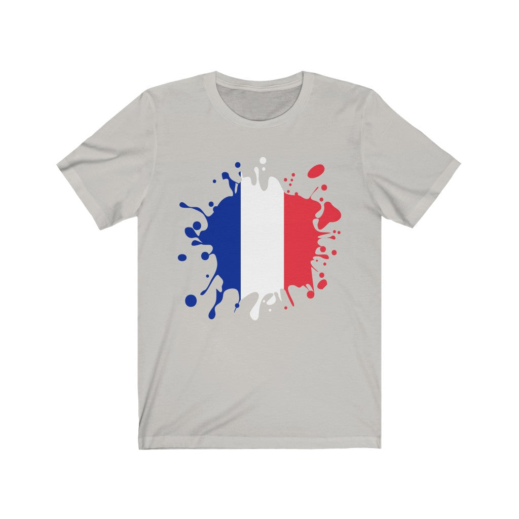 France Splat Flag Premium Tee - Unisex