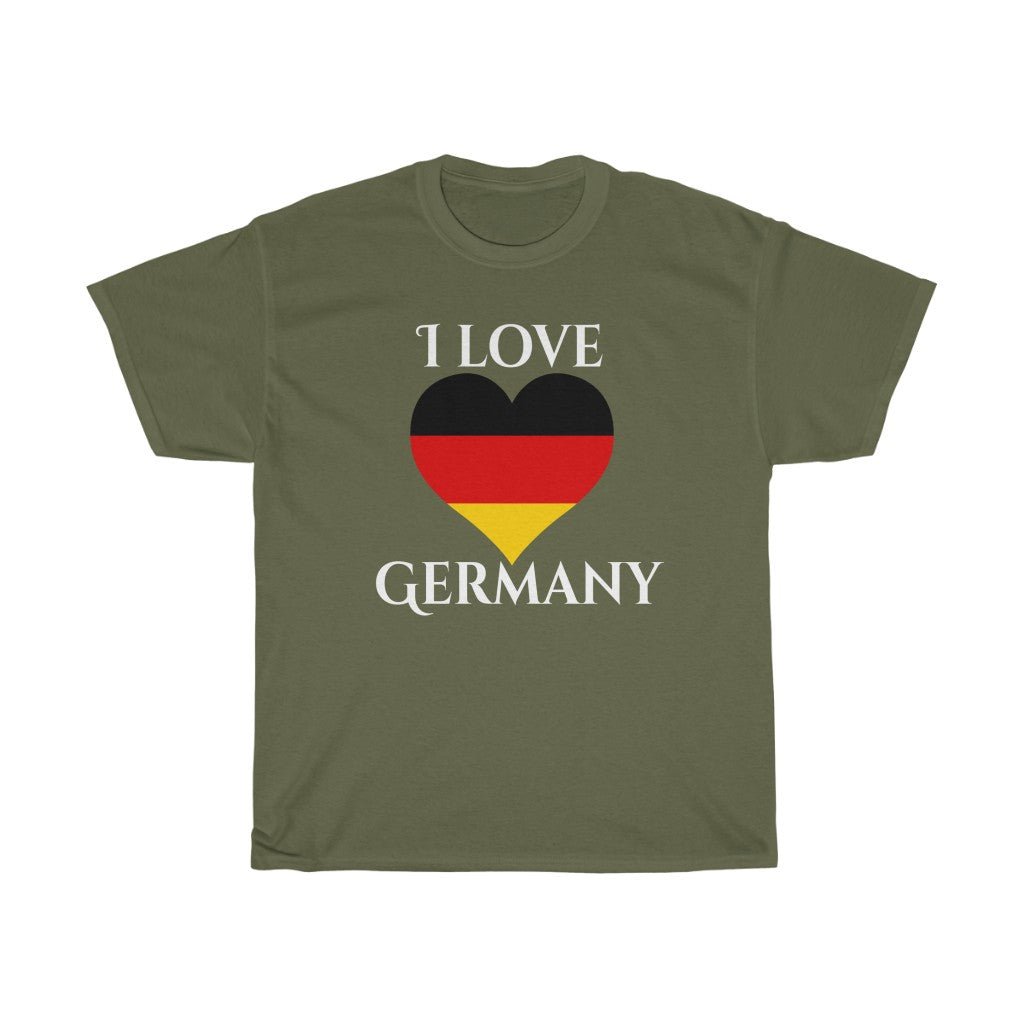 Germany Heart Flag Standard Tee 2 - Unisex