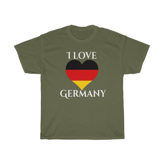 Germany Heart Flag Standard Tee 2 - Unisex