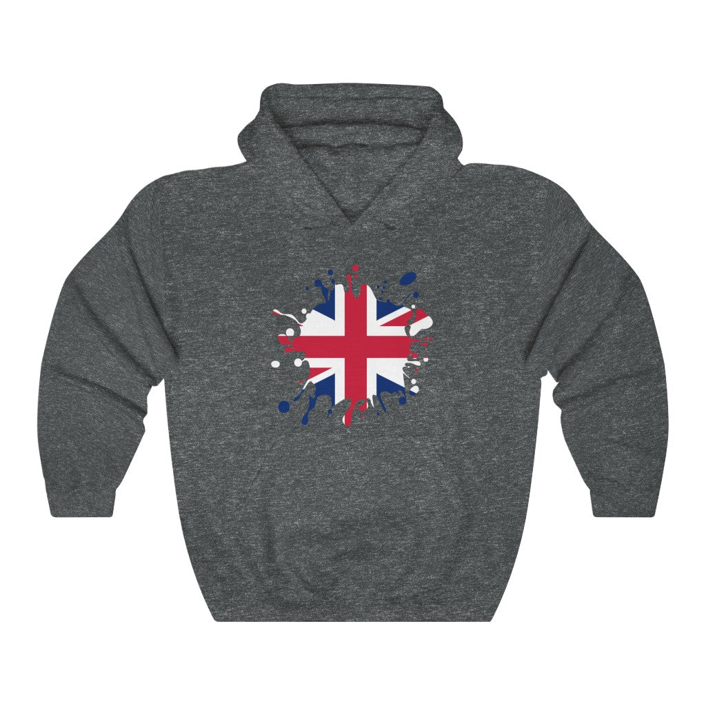 United Kingdom Splat Flag Hoodie Sweatshirt - Unisex