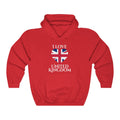 United Kingdom Heart Flag Hoodie Sweatshirt 2 - Unisex