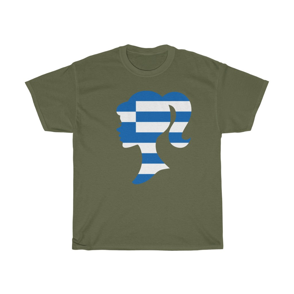 Greece Girl Flag Standard Tee - Unisex