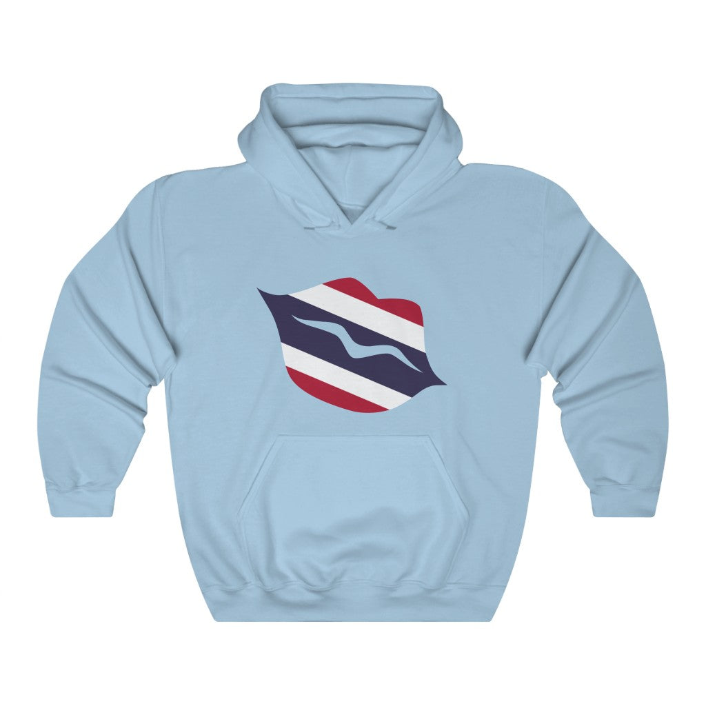 Thailand Lips Flag Hoodie Sweatshirt - Unisex