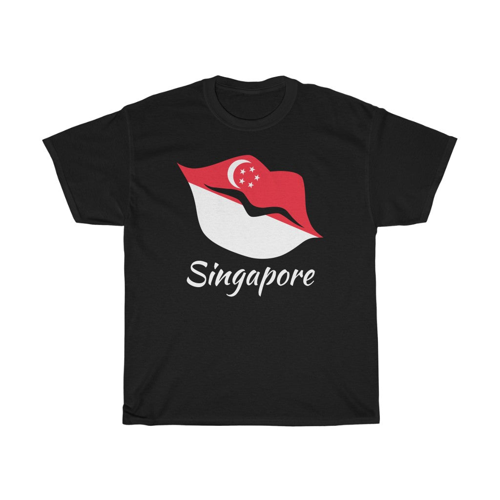 Singapore Lips Flag Standard Tee 2 - Unisex