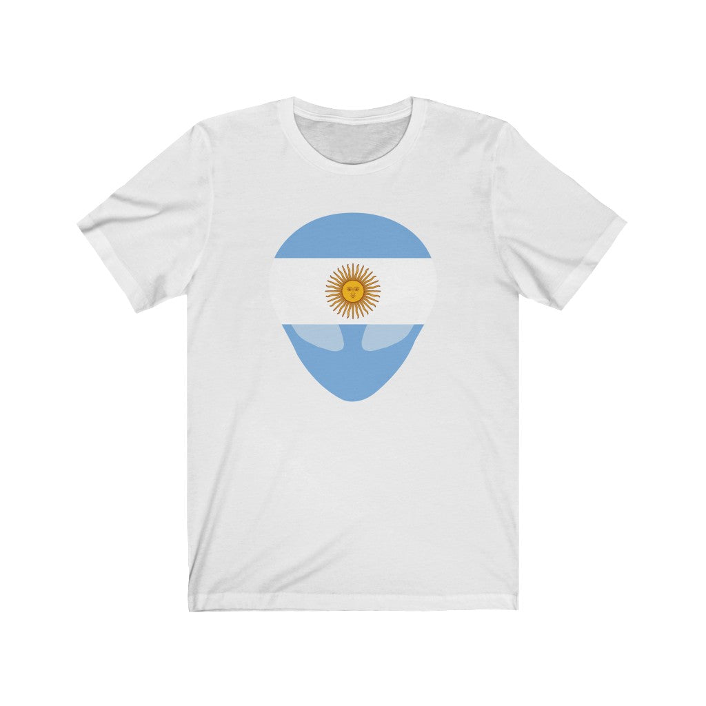 Argentina Alien Flag Premium Tee - Unisex