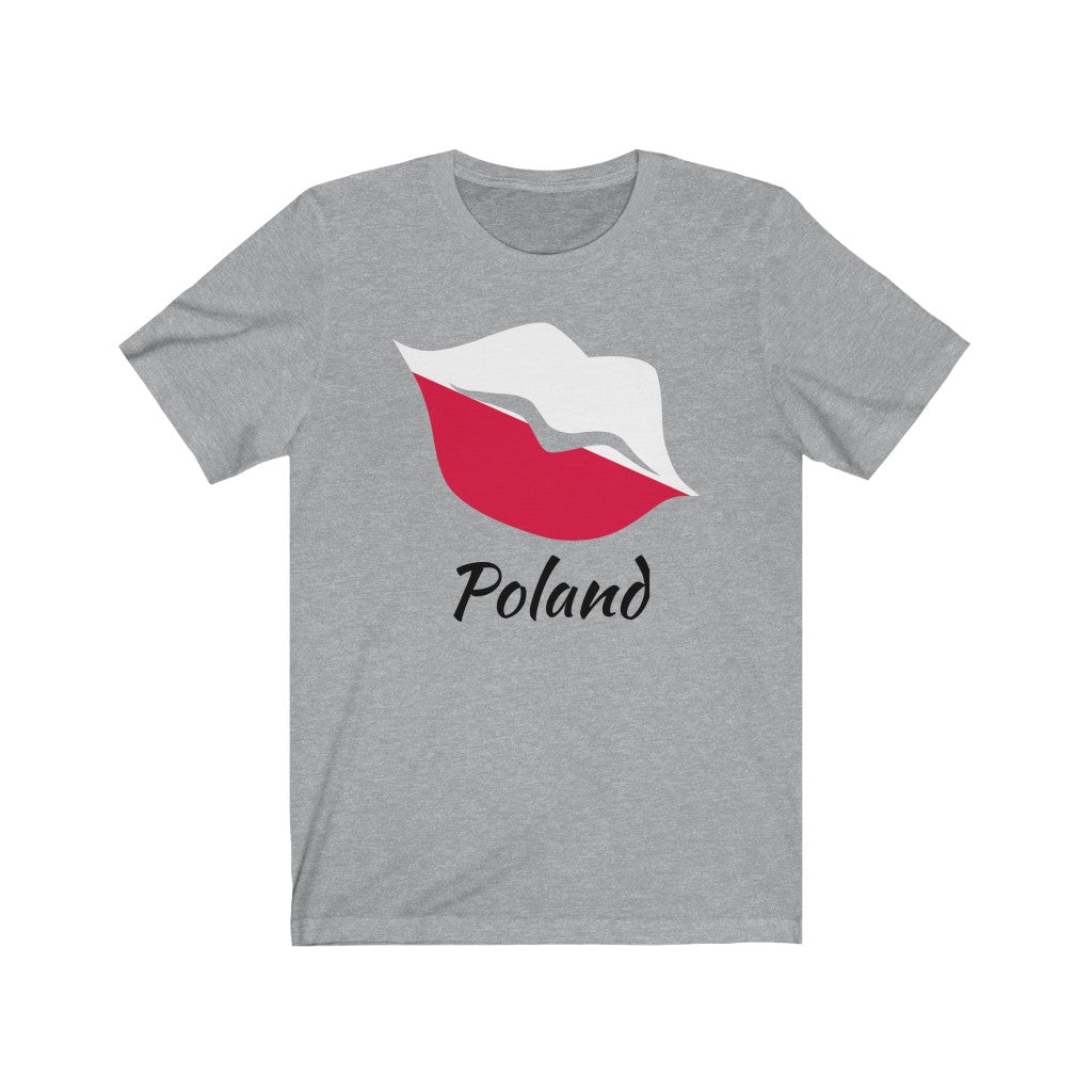 Poland Lips Flag Premium Tee 1 - Unisex