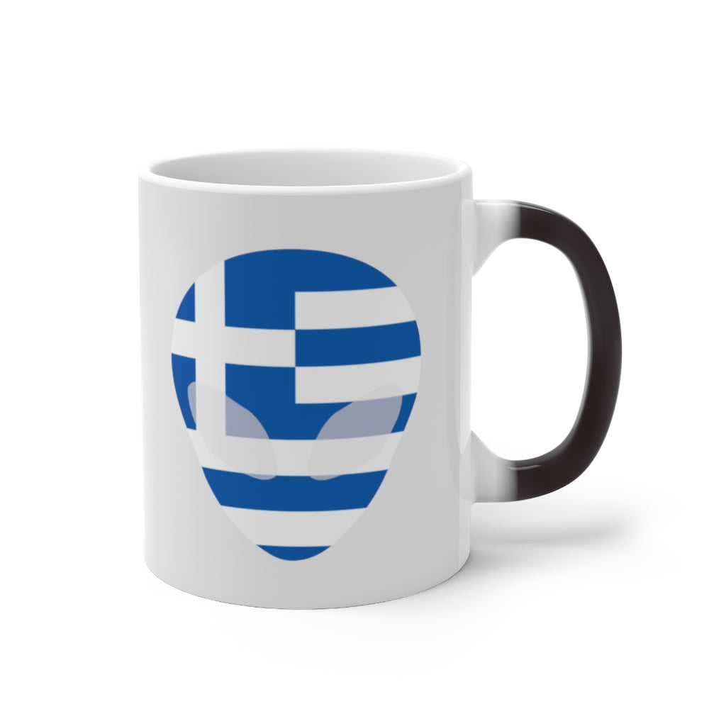Greece Alien Color Changing Mug