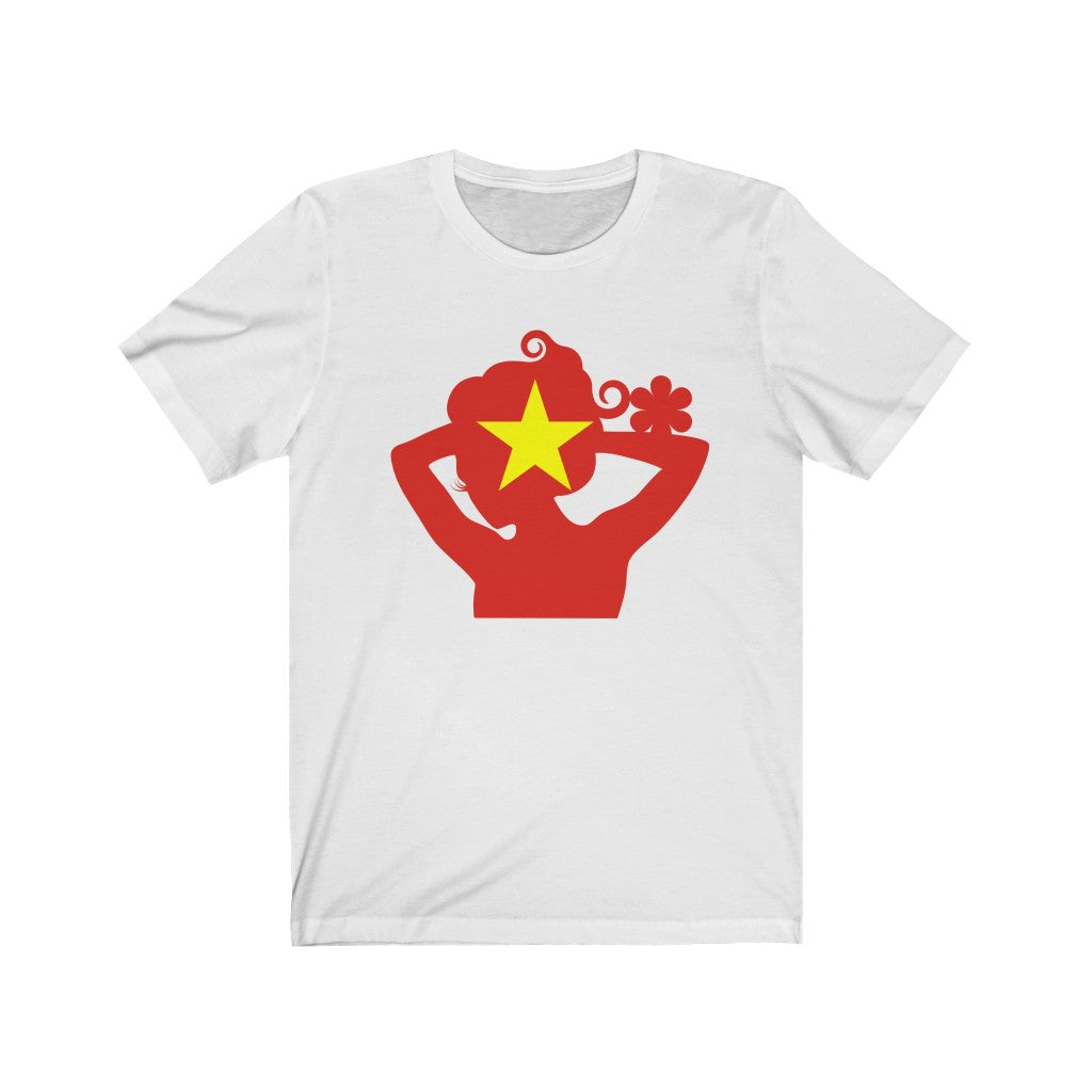 Vietnam Lady Flag Premium Tee - Unisex