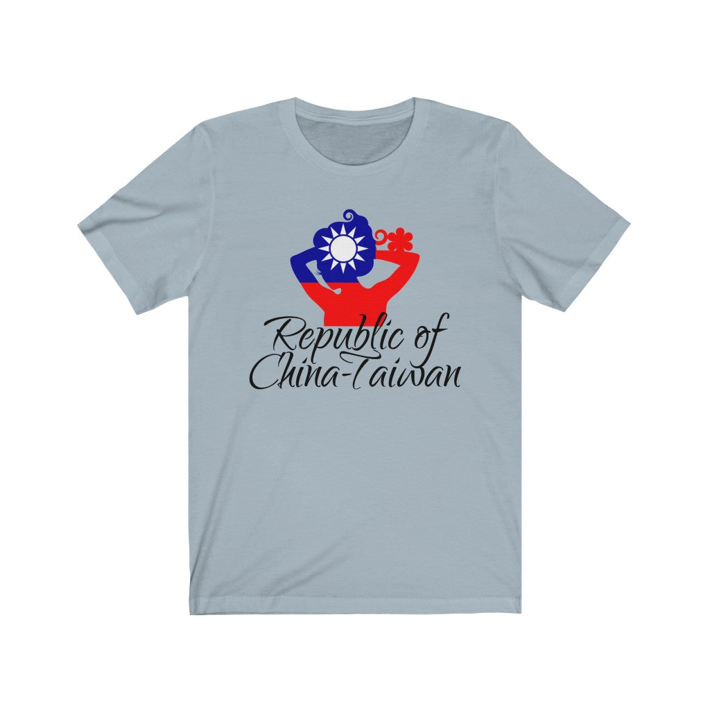 Republic of China - Taiwan Lady Flag Premium Tee 1 - Unisex