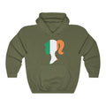 Ireland Girl Flag Hoodie Sweatshirt - Unisex