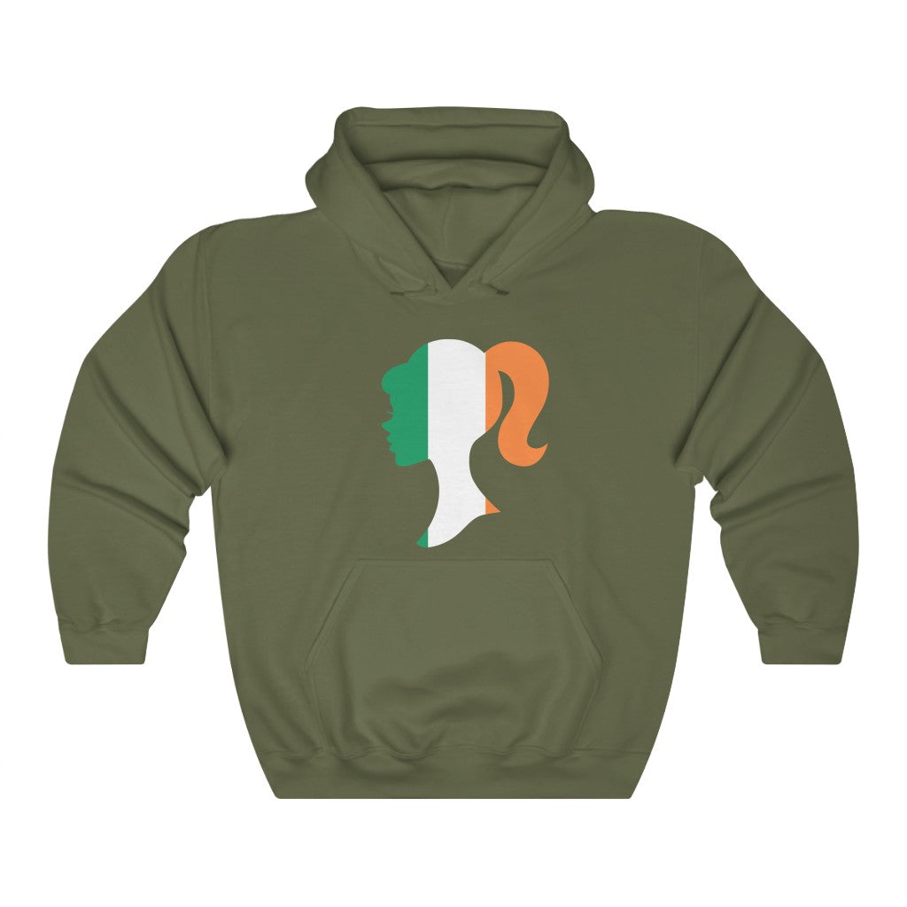 Ireland Girl Flag Hoodie Sweatshirt - Unisex