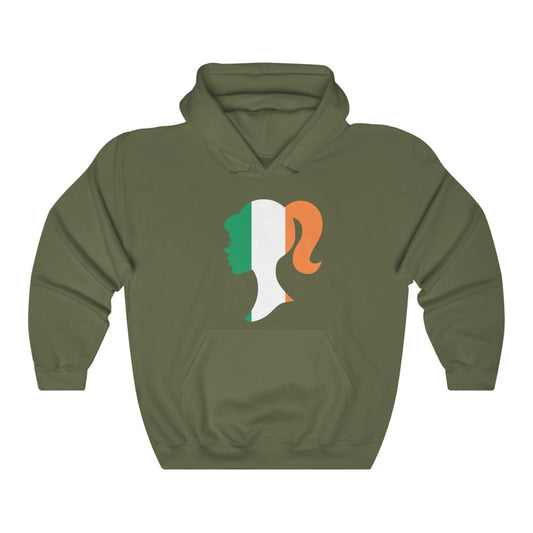 Ireland Girl Flag Hoodie Sweatshirt - Unisex