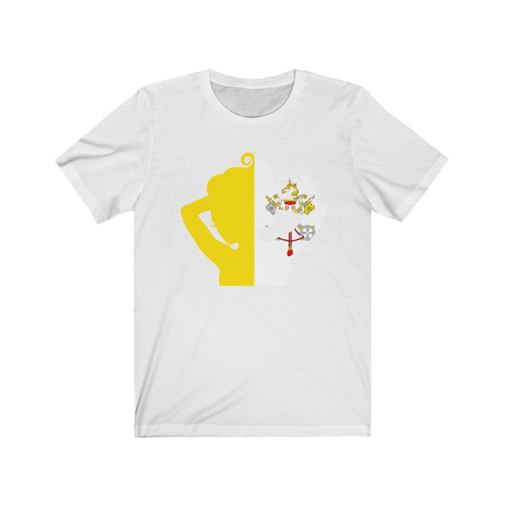 Holy See Lady Flag Premium Tee - Unisex