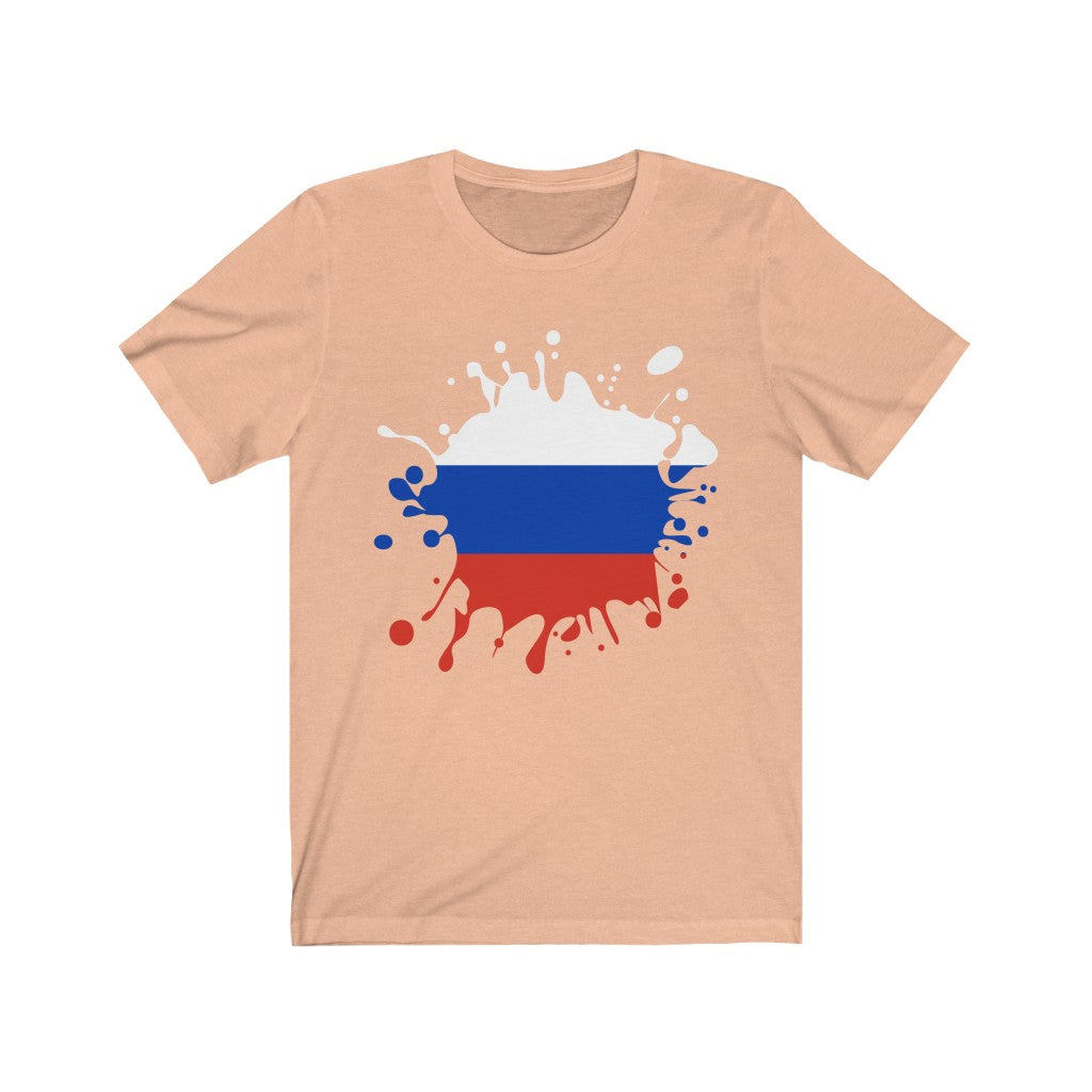 Russia Splat Flag Premium Tee - Unisex