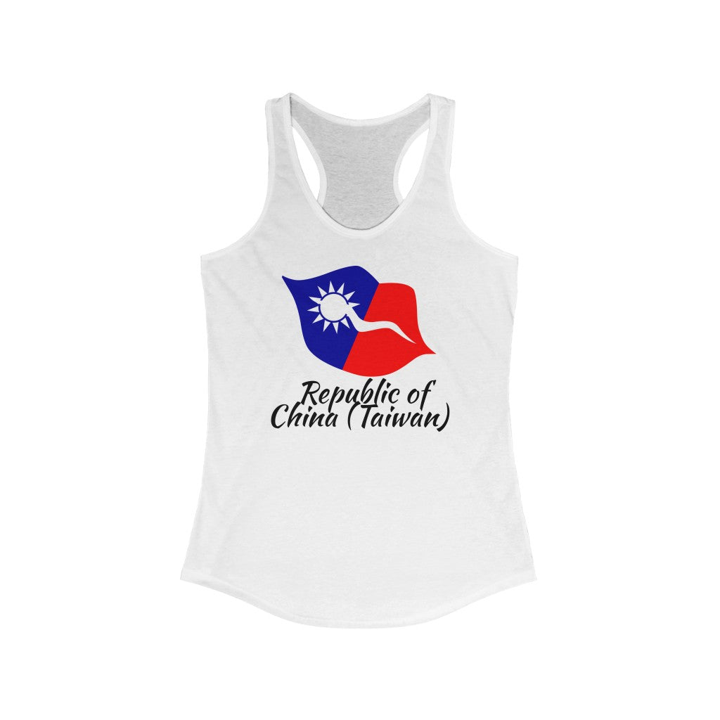 Republic of China - Taiwan Lips Flag Tank 1 - Women
