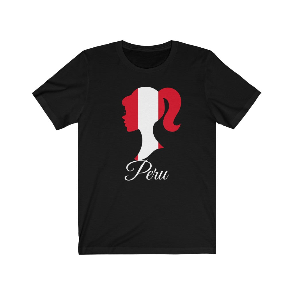 Peru Girl Flag Premium Tee 2 - Unisex