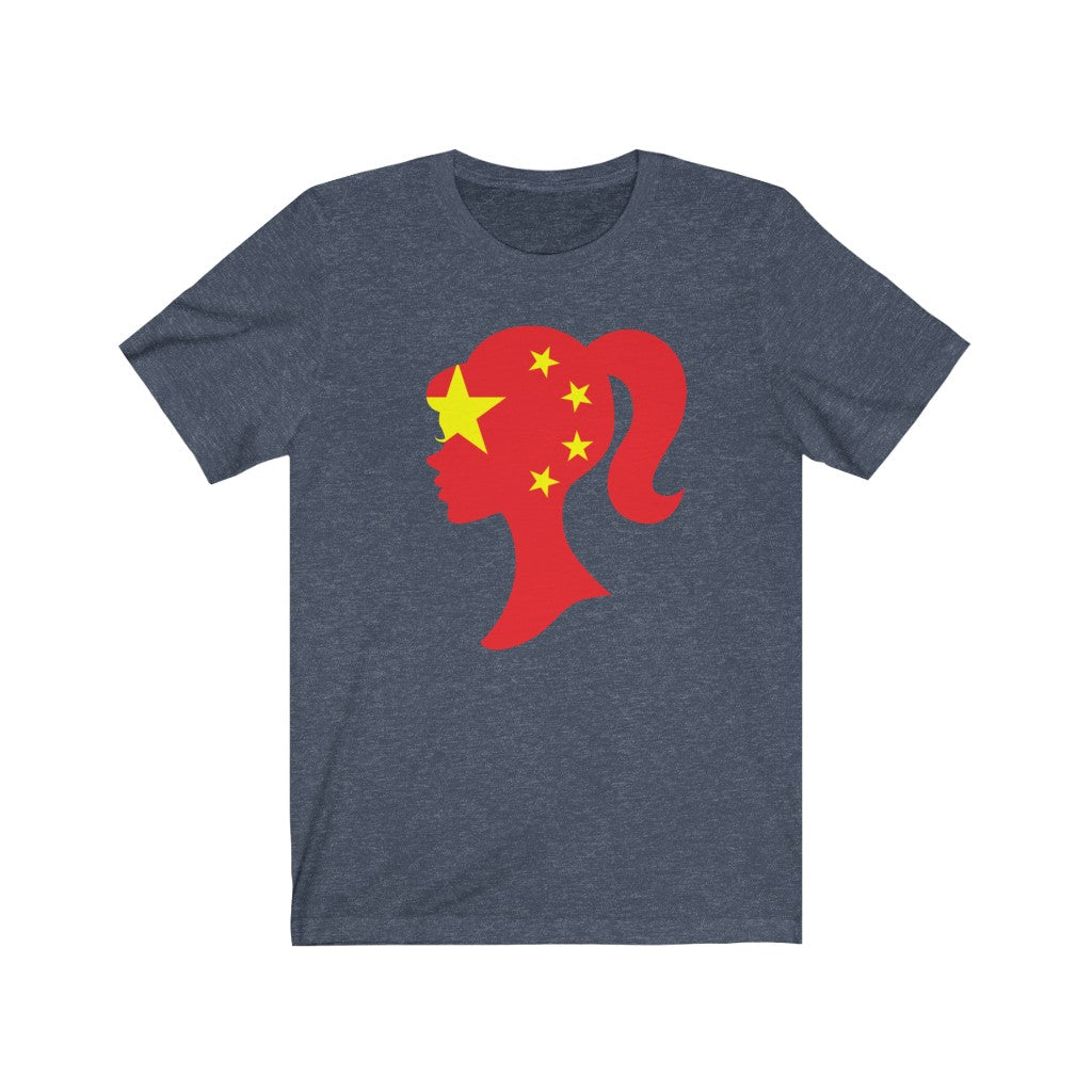China Girl Flag Premium Tee - Unise