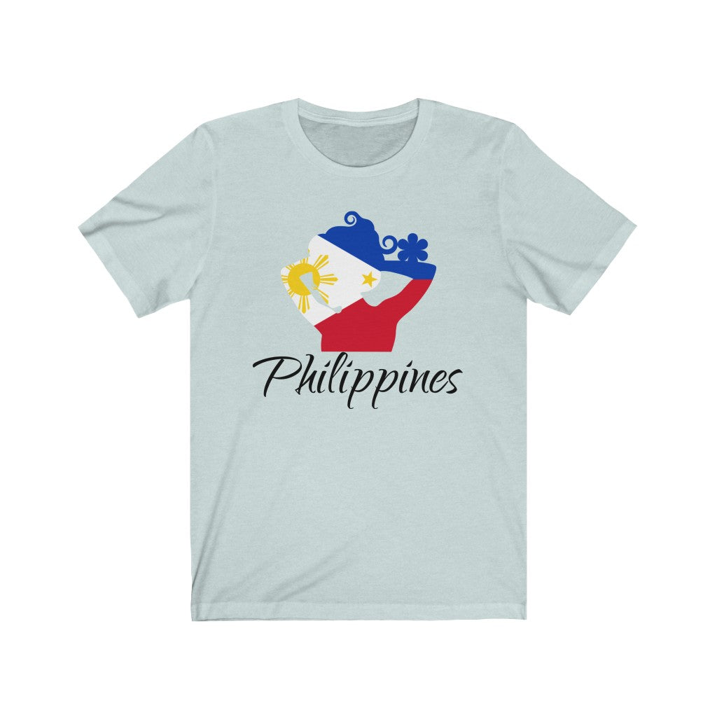 Philippines Lady Flag Premium Tee 1 - Unisex