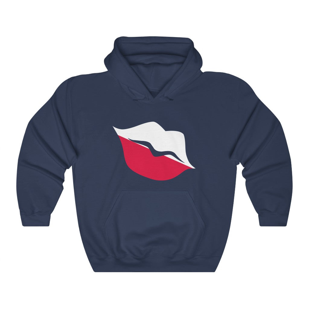 Poland Lips Flag Hoodie Sweatshirt - Unisex